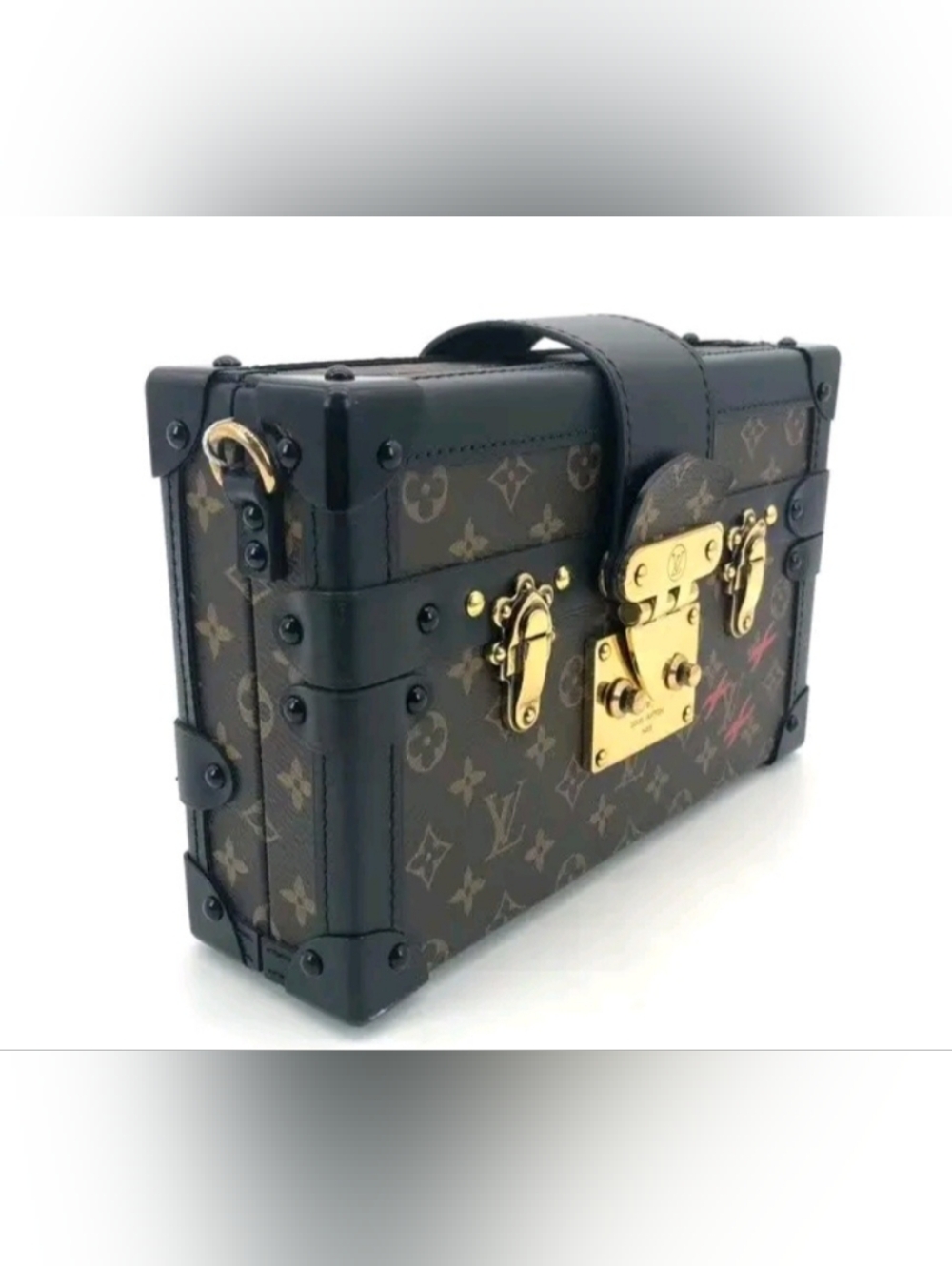 Louis Vuitton Monogram Petite Malle Trunk Style.0 - Picture 5 of 17